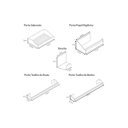 Ver imagem 7 de Kit de Acessórios para Banheiro Preto 5 Pçs F.master Slim Df