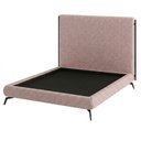 Ver imagem 1 de Cama Casal Pés Ferro Nami com Cabeceira Parise Linho Rosa Claro - Nexta Casa