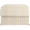 Ver imagem 5 de Cabeceira Cama Box Casal 140cm Orgânica Lanna W01 Linho Palha - Lyam Decor