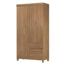 Ver imagem 4 de Guarda Roupa Casal Noah 4 Portas 2 Gavetas MDP Amendola Demóbile