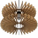 Ver imagem 4 de Luminária Teto tipo Pendente COBRA MDF - Completa