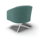 Ver imagem 4 de Cadeira Sala de Jantar Giratória Base Cromada Stella Bouclê D03 - D'Rossi Cor Menta