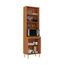 Ver imagem 2 de Paneleiro 2 Portas Nicho para Forno Canela Bege/Cinamomo/Off White