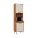 Ver imagem 4 de Paneleiro 2 Portas Nicho para Forno Canela Bege/Cinamomo/Off White