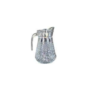 Jarra de Vidro 1,58l com Design de Diamante para Casa e Restaurante