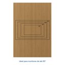Ver imagem 6 de Painel Liso para TV 65 Polegadas Planejado 160x230cm Aruá CabeCasa MadeiraOriginals Marrom/Jatobá