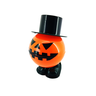 Kit 5 Brinquedos Abóboras com Cartolas Halloween Decorativas de Fricção - 3
