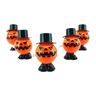 Kit 5 Brinquedos Abóboras com Cartolas Halloween Decorativas de Fricção - 1