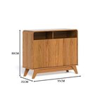 Ver imagem 4 de Buffet Aparador Eccos 3 Portas Nature – Potenza Móveis