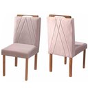 Ver imagem 5 de Conjunto Sala De Jantar 6 Cadeiras Mel Off White Nude