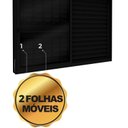 Ver imagem 4 de Janela de Alumínio Veneziana Lateral com Grade 2 Folhas Móveis 1 Folha Fixa Lucasa Eccellente Preto