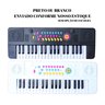Piano Infantil Teclado com Microfone Musical Educativo 47cm - 6