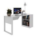 Ver imagem 2 de Mesa para Escritório com Armário 160cm Multimóveis Cr25264 - Branco