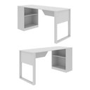 Ver imagem 3 de Mesa para Escritório com Armário 160cm Multimóveis Cr25264 - Branco