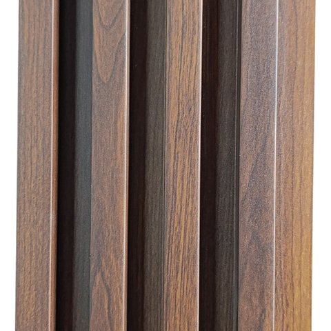 Painel Ripado Eco Placa 290 X 16 X 2,5 Cm Wpc Ipê