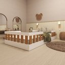 Ver imagem 2 de Cama Infantil Montessoriana Solteiro Tuli Zoe Branco/Carvalho Mel