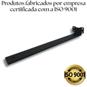 Ver imagem 3 de 8 Suportes de Prateleira Fixo de Parede Mão Francesa 35cm Invisível Aço Alta Resistência Preto