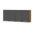 Ver imagem 1 de Aéreo Clarice 1,60 Mt 4 Portas Amêndoa Grafite