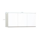 Ver imagem 2 de Maleiro Ponte Casal 3 Portas 145Cm Crema Com Branco Mat