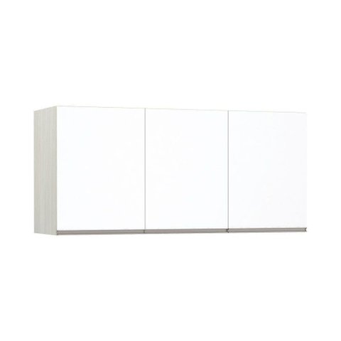 Maleiro Ponte Casal 3 Portas 145Cm Crema Com Branco Mat