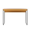 Ver imagem 3 de Mesa de Estudo Escrivaninha Criare Prateleira Escritório Moderno Estilo Industrial Nicho Cor Nature