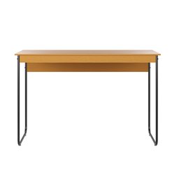 Mesa de Estudo Escrivaninha Criare Prateleira Escritório Moderno Estilo Industrial Nicho Cor Nature - 3
