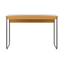 Ver imagem 3 de Mesa de Estudo Escrivaninha Criare Prateleira Escritório Moderno Estilo Industrial Nicho Cor Nature