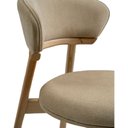 Ver imagem 5 de Cadeira Blatt: Elegância Natural e Conforto em Madeira para Sala de Estar Tolle Móveis Btt101