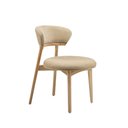Ver imagem 2 de Cadeira Blatt: Elegância Natural e Conforto em Madeira para Sala de Estar Tolle Móveis Btt101