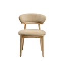 Ver imagem 1 de Cadeira Blatt: Elegância Natural e Conforto em Madeira para Sala de Estar Tolle Móveis Btt101
