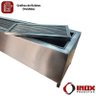 Churrasqueira Inox - Modelo 02 - Inox 304 - 100x32x33 Cm - 2
