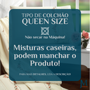 Ver imagem 6 de Lencol Super Queen Size Elastico Daphane 100%algodao Extra Macio Bouquet:palha