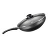 Frigideira Wok Antiaderente com Tampa Grafite 24cm 2,8l Mta - 1