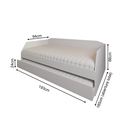 Ver imagem 5 de Bicama Solteiro Duo com Cama Auxiliar em Mdf Premium Branco