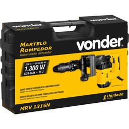 Martelo Rompedor Sds Max 1300w Mrv 1315n 220v - Vonder - 5