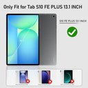 Ver imagem 6 de Capa para Tablet Worldwide Samsung Galaxy Tab S10 Fe Plus X620 X626B Suporte Giratorio 360 Graus