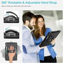 Ver imagem 5 de Capa para Tablet Worldwide Samsung Galaxy Tab S10 Fe Plus X620 X626B Suporte Giratorio 360 Graus