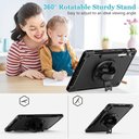 Ver imagem 4 de Capa para Tablet Worldwide Samsung Galaxy Tab S10 Fe Plus X620 X626B Suporte Giratorio 360 Graus