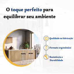 Kit 2 Banquetas para Balcão Flórida Prata Bistrô Ilhas Cozinha Gourmet Bares - 3