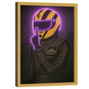 Ver imagem 5 de Quadro Decorativo Piloto Número 1 Neon Roxo