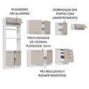 Ver imagem 5 de Armário de Cozinha Completa 330cm Branco/crema Agata Madesa 01