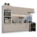 Ver imagem 3 de Armário de Cozinha Completa 330cm Branco/crema Agata Madesa 01