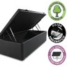 Box Baú Solteiro 88x188cm Courvin Preto - 3