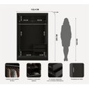Ver imagem 4 de Guarda-Roupa Casal com Espelho 2 Portas de Correr 2 Gavetas Verona Yescasa