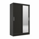 Ver imagem 3 de Guarda-Roupa Casal com Espelho 2 Portas de Correr 2 Gavetas Verona Yescasa