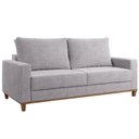 Ver imagem 2 de Sofá Living 3 Lugares 180cm Linhão Livia Bege Juta