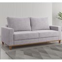 Ver imagem 1 de Sofá Living 3 Lugares 180cm Linhão Livia Bege Juta