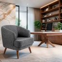 Ver imagem 1 de Poltrona para Sala de Estar Pés Madeira Betania