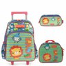 Mochila Infantil Rodinhas Fisher Price com Lancheira e Estojo Fischer Price - 1