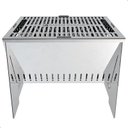 Ver imagem 4 de Mini Churrasqueira Portátil Desmontável Camping P-grill.inox